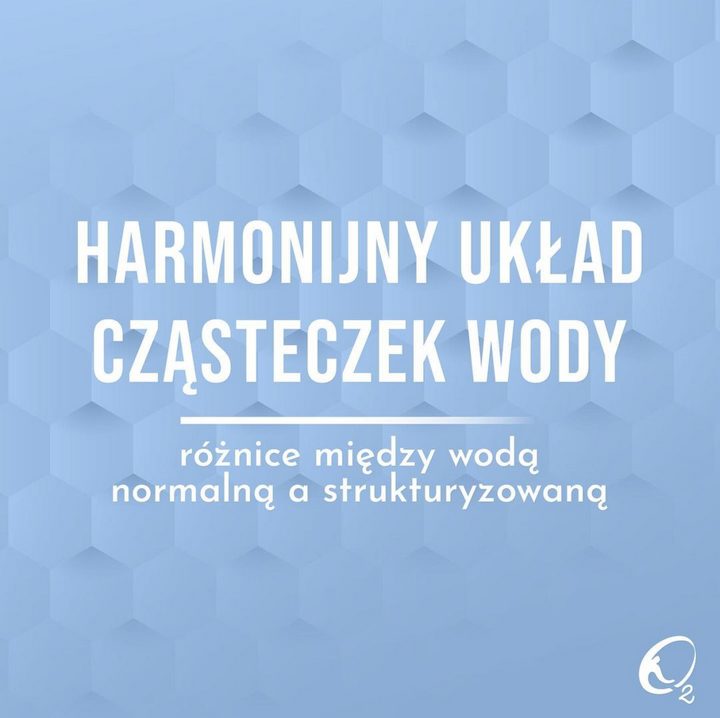 Harmonijny układ cząsteczek wody