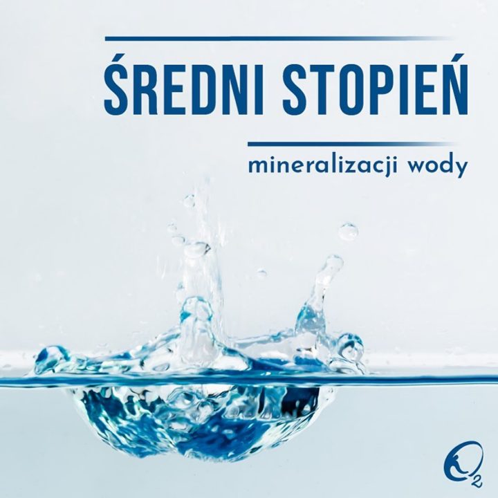 Średni stopień mineralizacji wody